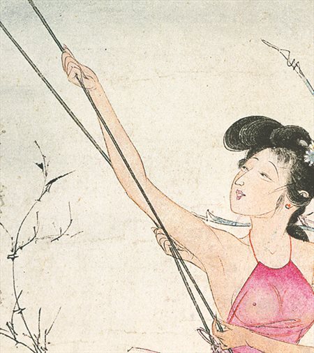 宁津-胡也佛的仕女画和最知名的金瓶梅秘戏图